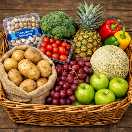Petit panier fruits et légumes